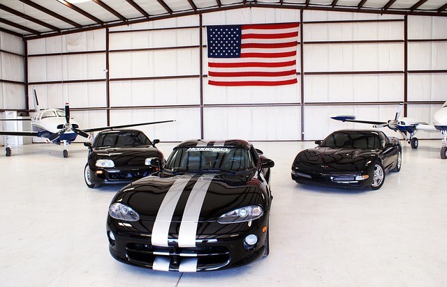 black chevrolet corvette