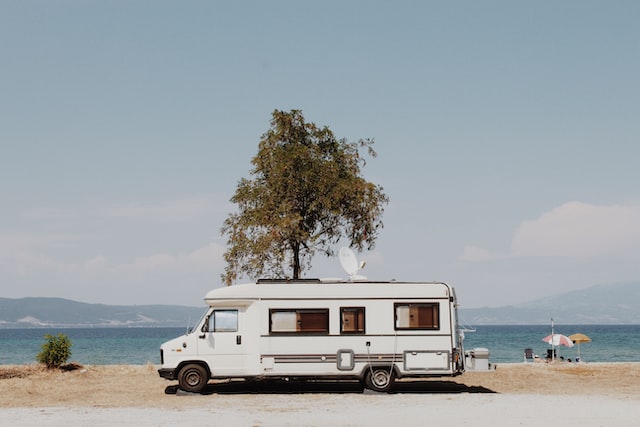 Shutters for a camper
